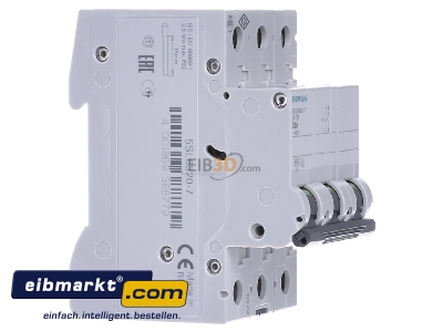 View on the left Siemens Indus.Sector 5SL6320-7 Miniature circuit breaker 3-p C20A - 
