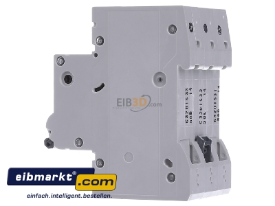 View on the right Siemens Indus.Sector 5SL6332-7 Miniature circuit breaker 3-p C32A
