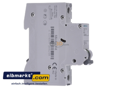 View on the left Siemens Indus.Sector 5SL6113-6 Miniature circuit breaker 1-p B13A
