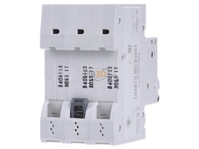 Back view Siemens 5SL6340-6 Miniature circuit breaker 3-p B40A 
