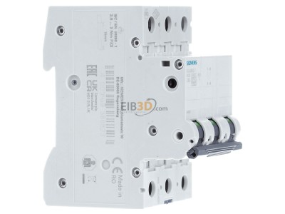 View on the left Siemens 5SL6363-7 Miniature circuit breaker 3-p C63A 
