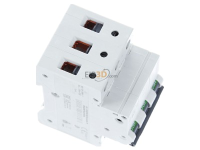 View top left Siemens 5SL6363-7 Miniature circuit breaker 3-p C63A 
