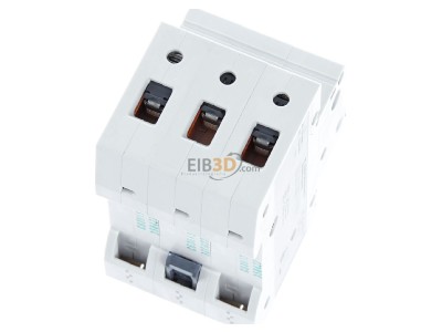 Top rear view Siemens 5SL6363-7 Miniature circuit breaker 3-p C63A 
