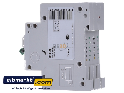 View on the right Eaton (Installation) PXL-C6/2-DC Miniature circuit breaker 2-p C6A
