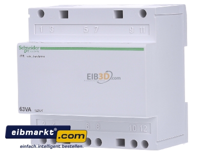 Frontansicht Schneider Electric A9A15222 Transformator ITR 12-24VAC 63VA 