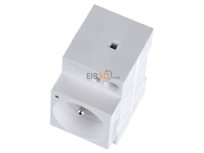 View up front Schneider Electric A9A15307 Socket outlet for distribution board 

