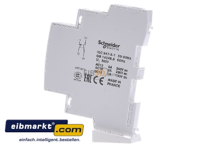 View on the right Schneider Electric A9C15914 Signalling switch for modular devices
