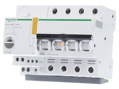 Frontansicht Schneider Electric A9C62440 Leistungsschalter 40A 4P C TI24