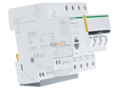 View on the left Schneider Electric A9C62440 Miniature circuit breaker 4-p C40A
