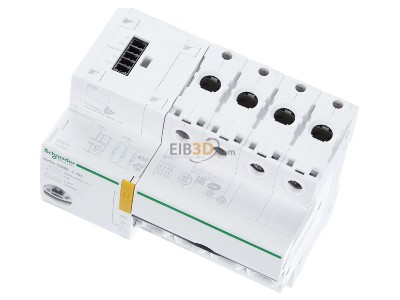 View up front Schneider Electric A9C62440 Miniature circuit breaker 4-p C40A
