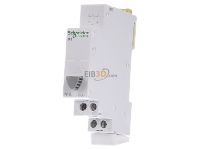 Front view Schneider Electric A9E18033 Push button for distribution board 
