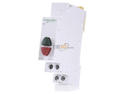 Front view Schneider Electric A9E18034 Push button for distribution board 
