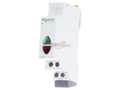 Front view Schneider Electric A9E18325 Indicator light for distribution board 
