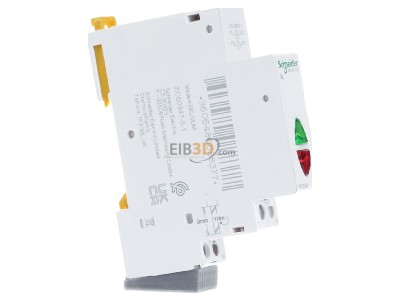 View on the left Schneider Electric A9E18325 Indicator light for distribution board 
