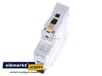View up front Schneider Electric A9F04125 Miniature circuit breaker 1-p C25A 
