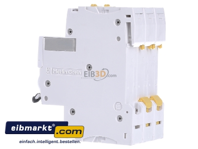 View on the right Schneider Electric A9F05363 Miniature circuit breaker 3-p D63A 

