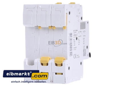 Back view Schneider Electric A9F05363 Miniature circuit breaker 3-p D63A 
