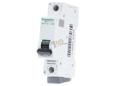 Frontansicht Schneider Electric A9N61513 LS-Schalter 1P 25A C C60H-DC 