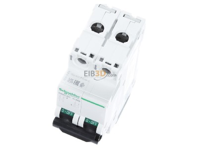 View up front Schneider Electric A9N61535 Miniature circuit breaker 2-p C32A 
