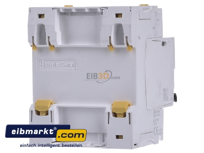 Back view Schneider Electric A9Z21463 Residual current breaker 4-p 63/0,03A
