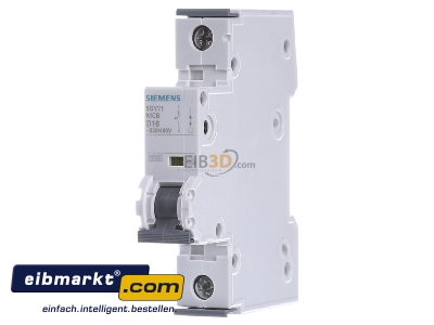 Front view Siemens Indus.Sector 5SY7116-8 Miniature circuit breaker 1-p D16A 
