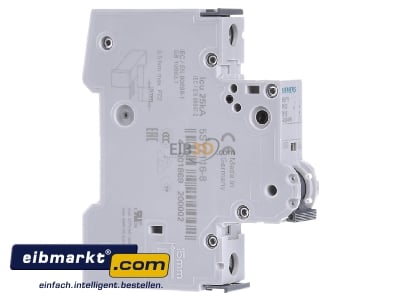 View on the left Siemens Indus.Sector 5SY7116-8 Miniature circuit breaker 1-p D16A 
