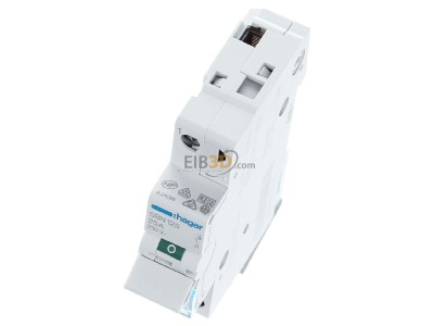 View up front Hager SBN125 Off switch for distributor 1 NO 0 NC 
