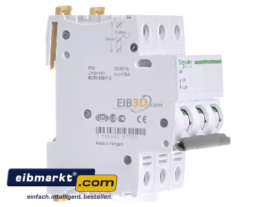 View on the left Schneider Electric A9S65363 Switch for distribution board 63A 

