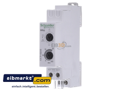 Frontansicht Schneider Electric CCT15233 Treppenlichtzeitschalter 0,5-20min 