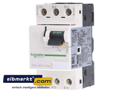 Front view Schneider Electric GV2LE07 Motor protective circuit-breaker 2,5A
