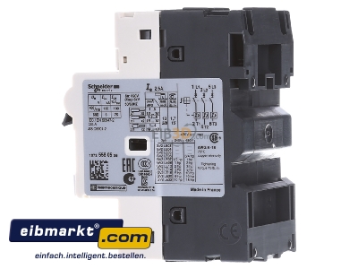 View on the right Schneider Electric GV2LE07 Motor protective circuit-breaker 2,5A
