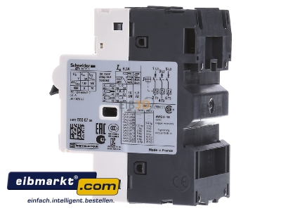 View on the right Schneider Electric GV2LE10 Motor protective circuit-breaker 6,3A
