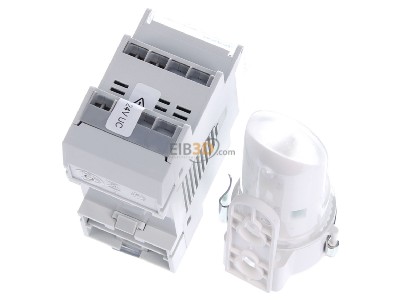 Top rear view Theben LUNA 110 AL 24V DIN rail- 
