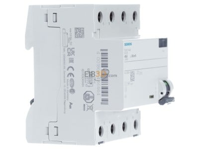 Ansicht links Siemens 5SV3344-3 FI-Schutzschalter 40A,3+N,30mA,400V 