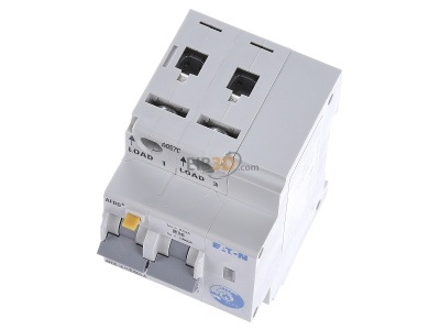 View up front Eaton AFDD-16/2/B/003-A Earth leakage circuit breaker with 
