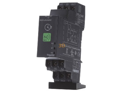 Frontansicht Schneider Electric RENF22R2MMW Multifunktions-Zeitrelais NFC-Einstellung 