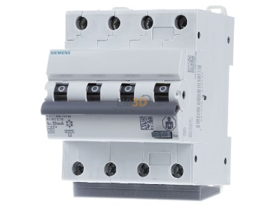 Front view Siemens 5SU1346-7FP16 Earth leakage circuit breaker 
