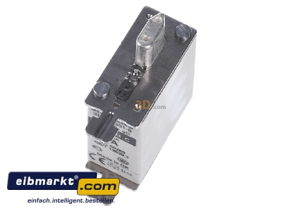 View up front Siemens Indus.Sector 3NA3801-6 Low Voltage HRC fuse NH000 6A
