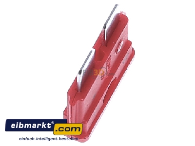 Ansicht oben links Eska 340.027 KFZ-Sicherung Standard 10A 32V rot 