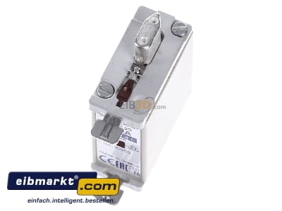 View up front Siemens Indus.Sector 3NA6830-4 Low Voltage HRC fuse NH000 100A
