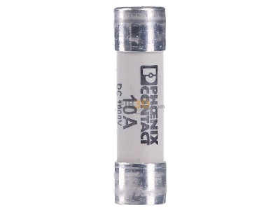 View on the right Phoenix FUSE 10,3x38 10A PV Cylindrical fuse 10x38 mm 10A 
