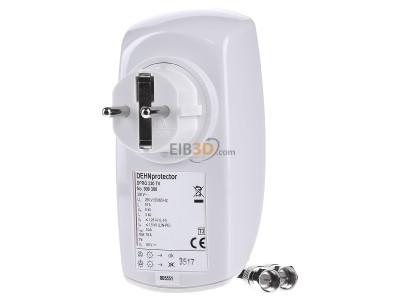 Back view Dehn DPRO 230 TV Surge protection combined applications 

