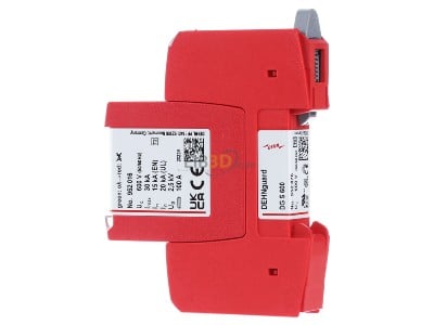 View on the right DEHN DG S 600 Surge protection for power supply 
