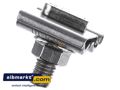 Top rear view Dehn+Shne 540260 Parallel connector lightning protection
