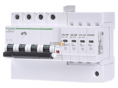 Front view Schneider Electric A9L16297 Surge protection for power supply 
