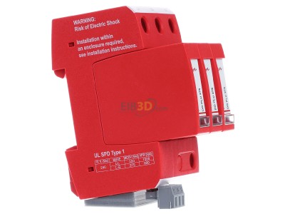 Ansicht links Dehn DG MU 3PD 240 3W+G R berspannungsableiter Typ 2 