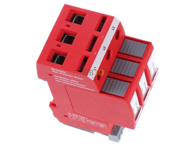 Ansicht oben links Dehn DG MU 3PD 240 3W+G R berspannungsableiter Typ 2 