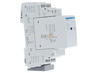 View on the left Hager SPC403N Surge protection device 230V 4-pole 
