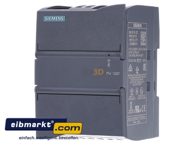 Front view Siemens Indus.Sector 6EP13321SH71 DC-power supply 230V/24V 60W
