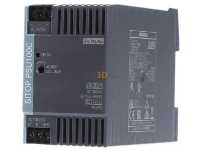 Frontansicht Siemens 6EP1332-5BA10 Stromversorgung 1-ph.,24VDC,4A,IP20 